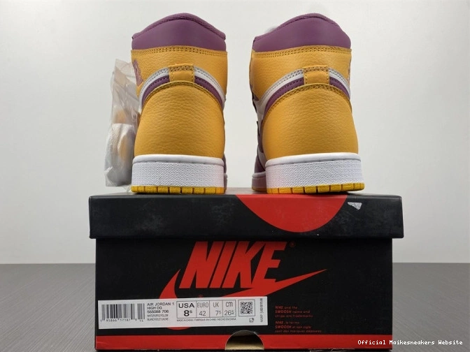 Official Maikesneakers Air 555088-706 1 High Jordan Brotherhood OG 0813